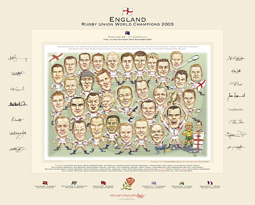 England 2003 Print20x16